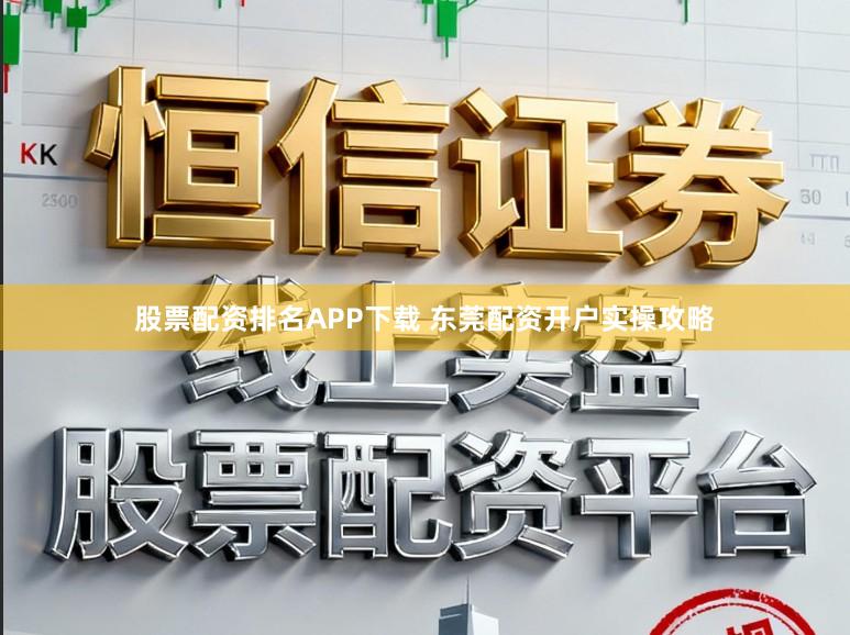 股票配资排名APP下载 东莞配资开户实操攻略
